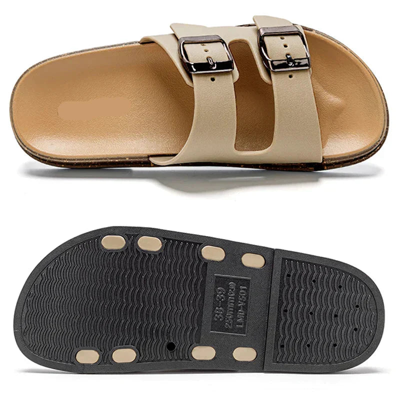 Dam Sandaler Med Spännen