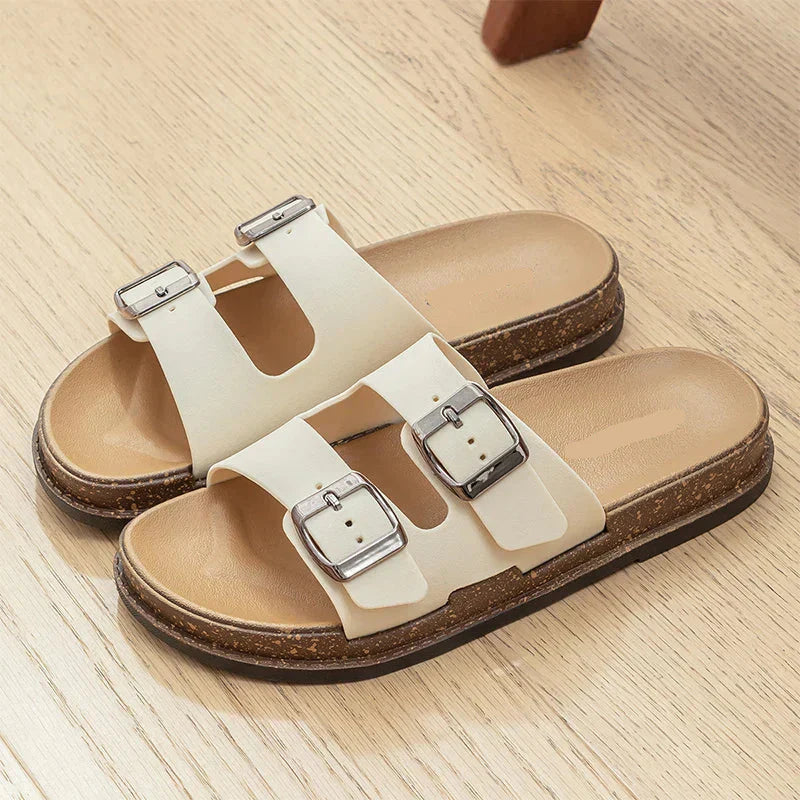 Dam Sandaler Med Spännen